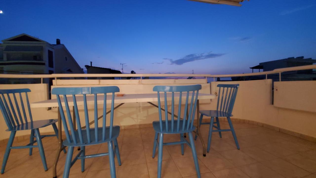 山脚下，舒适温馨海景公寓 Atenas Exterior foto