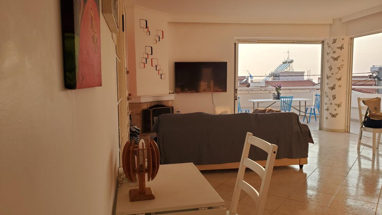 山脚下，舒适温馨海景公寓 Atenas Exterior foto